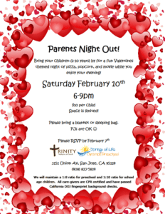 Parents Night Out February 2018